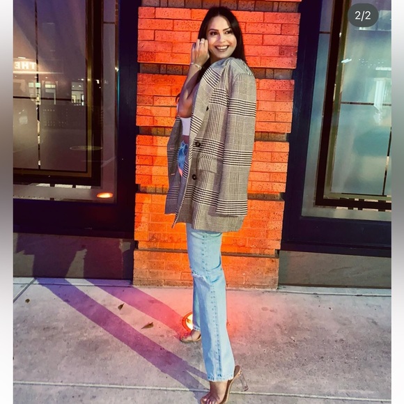 H&M Plaid Blazer - Picture 2 of 6